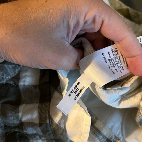 Madewell Quilted Flannel Mini Skirt In Gingham Check NEW - Picture 10 of 10